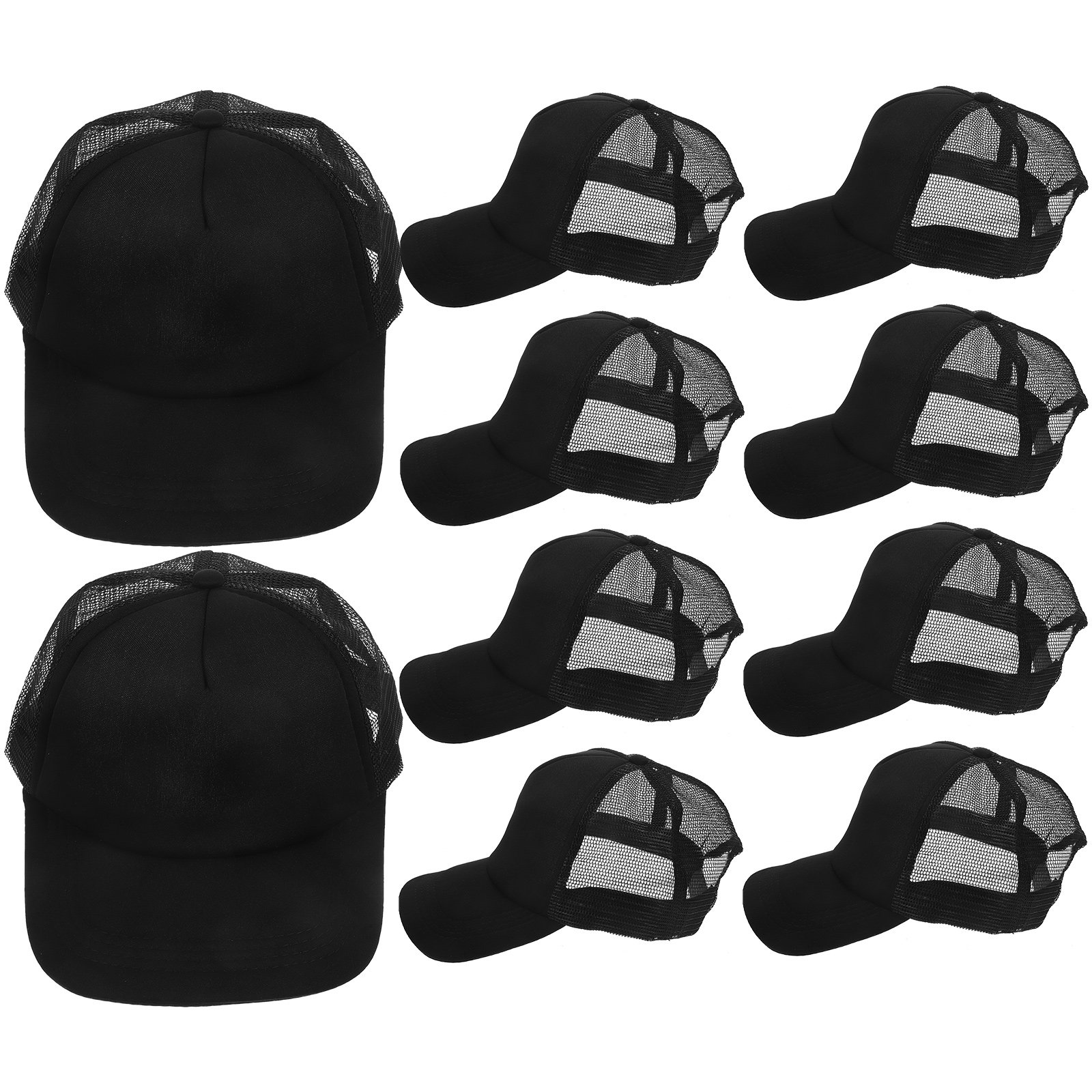 Hat Sublimation Blank - 10Pcs Blank Mesh Baseball Caps DIY