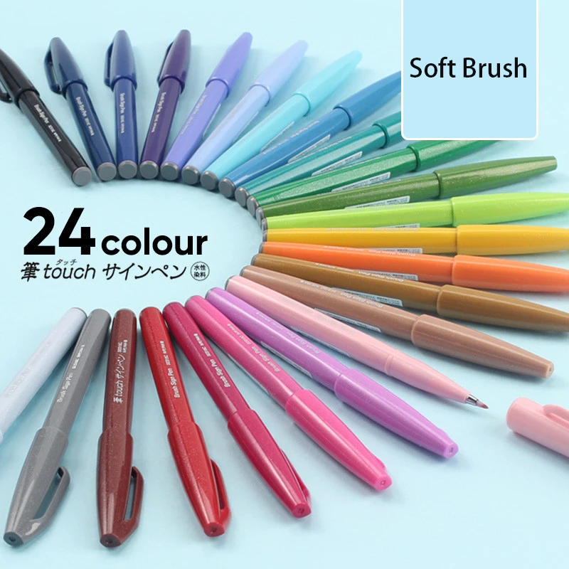 Japan Pentel Touch Brush Sign  - Pentel Pen Sign Pen recension och pris