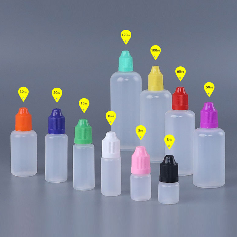 5Pcs 3ml-120ml LDPE Empty Plas - Water Bottle Blank recension och pris
