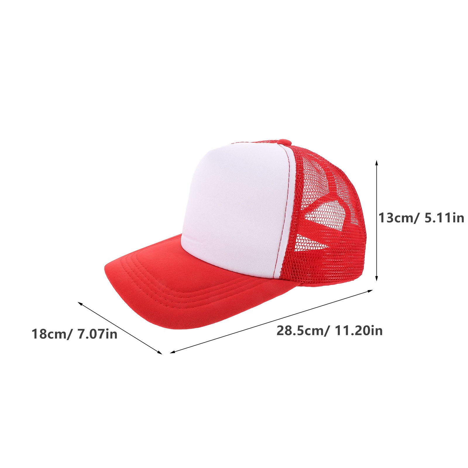 10Pcs Blank Mesh Baseball Hat  - Hat Sublimation Blank recension och pris